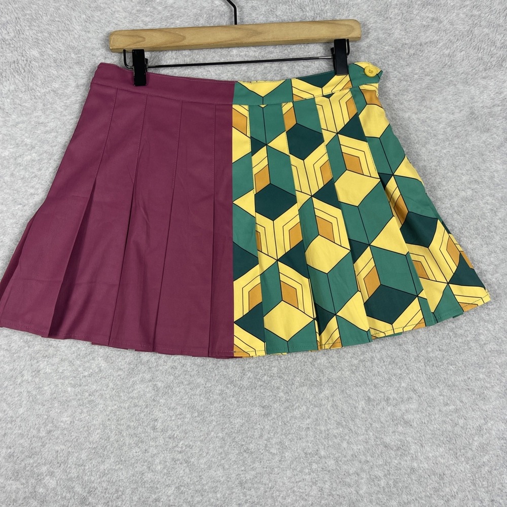 Colorblock Pleated Skort